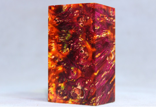 Stabilized Maple Burl Wood Mod Block